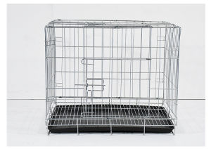 Lồng Cho Chó Và Mèo Có Thể Tháo Rời Lồng Kim Loại Cho Thú Cưng Hàng Rào Bằng Kim Loại Có Khay Chứa Hateli】 (Cho Đi Khay + Bát + Lưới/S 、 M L)