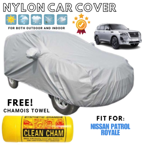 Nissan Patrol Royale Nylon Car Cover Waterproof Lightweight Car Cover For Big SUV with Chamois Towel