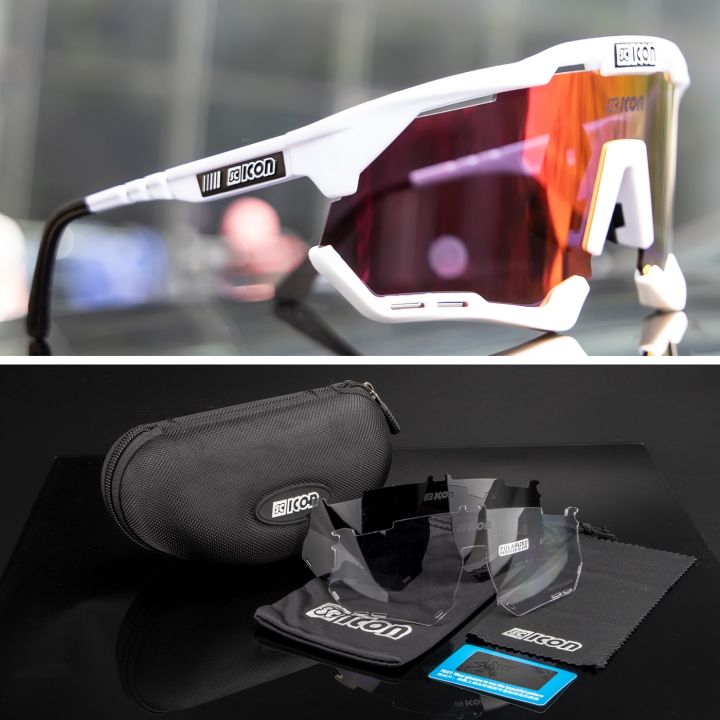 SCICON Polarized Cycling Glasses Mountain Bicycle Glasses Road Bike ...