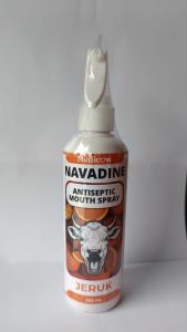 Medicow Navadine Spray Obat PMK Ternak Sapi Kambing Kerbau Domba Spray 250 Ml