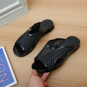 [Free Shipping] 2026 New Wedge Heel WomenS Sandals Crystal Non-Slip Indoor And Outdoor Slippers One-Strap Sandals