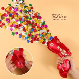 WED Popper Party Bentuk P*stol Lucu / Popper Wedding Party WED140