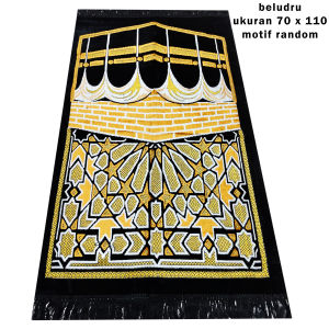 SAJADAH DEWASA/SAJADAH TURKI/SAJADAH MURAH BELUDRU/UKURAN 70X110/SPIEGEL BLACK EDITION/OLEH OLEH HAJI/UMRAH/SABLON SAJADAH/GROSIR SAJADAH MURAH