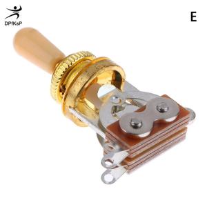 DP👓🧤🎾 1PC 3 cách ngắn thẳng Guitar chuyển đổi chuyển đổi Pickup Selector với Brass hat cho guitar điện pickups chuyển đổi bộ phận điều khiển
