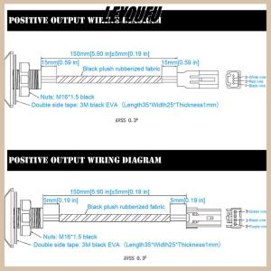LEYOUFU Car Tailgate Switch Electric Tailgate Trunk Release Switch Tailgate Trunk Switch