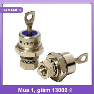 【CANAMEK】 Đi-ốt CHỈNH LƯU xoắn ốc 70hf120 1200V 70A 70hfr120 thay thế khung gầm Đi-ốt thay thế cho pin