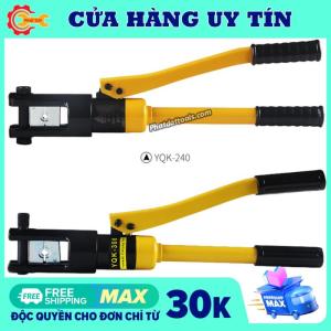 Kìm Bấm Đầu Cos Điện Thủy Lực YQK240 - Kèm bộ hàm ép cos