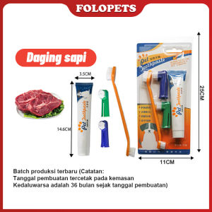 FOLOPETS Pasta Gigi Odol Untuk Toothbrush Anjing Dan Kucing Anabul Toothpaste For Pets