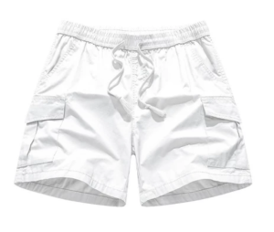 2260 URBAN PIPE 4 Pocket Cargo Shorts For Men Knee-Above Buttons Drawstring Short