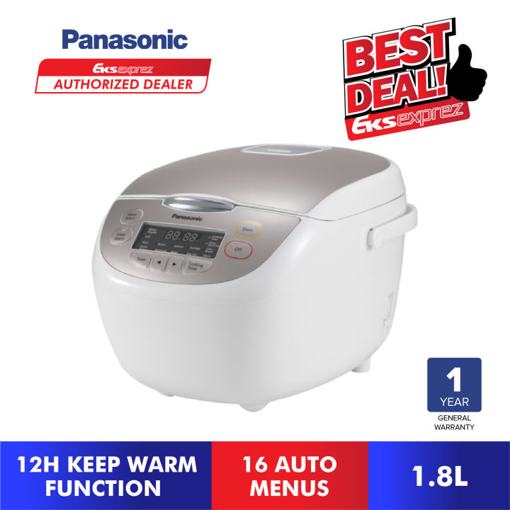 Panasonic Microcomputer Jar Rice Cooker (1.8L) SR-CP188NSK | Lazada