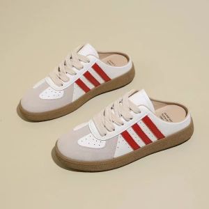 Ielgy thời trang cũ đào tạo Đức baotou bán dép của phụ nữ nền tảng mà không có gót một chân Giày lười