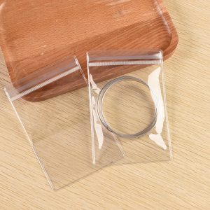 【SG】 100Pcs PVC Zipper Bag Clear Soft Plastic Bag Sealed Anti-oxidation Jewelry Storage Bag Souvenir Universal Packaging Multi-size