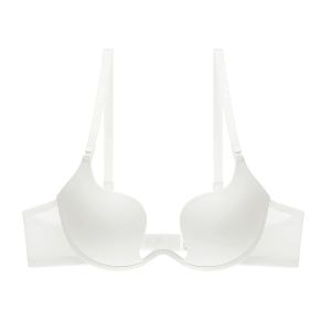 XUNDD Seamless Bra Backless Invisible Plunge Deep V Low Cut Push Up Back Bra Push Up Gather Plunge Bras Sizes 32-38AB