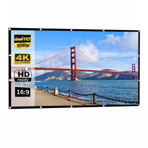 Layar Proyektor Anti Light 120 Inch Ratio 16:9 | Screen Projector 4K Anti Light | Kain Layar 60 - 70 - 80 - 100 - 120 Inch