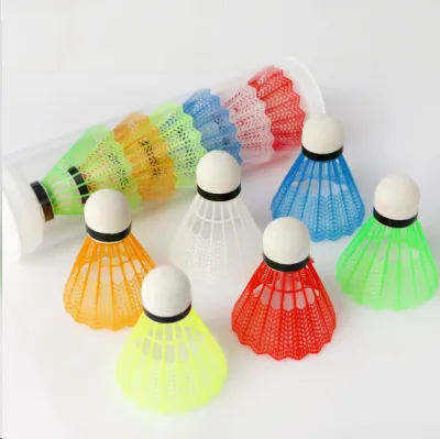 6 cầu lông nhựa bền cầu lông nylon cầu lông mới tập cầu lông chống gió-HAUSE