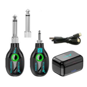 Wireless Guitar System Rechargeable Sound Wireless Transmitter Receiver for Guitar Violin Keyboard Electric Instrument