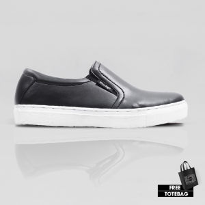 Prodigo * Sepatu Pria Bakka Black White | Sepatu Sneakers | Casual | Terbaru