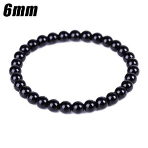 Obsidian Stone Beads Bracelet / 6/8/10/12/14MM Natural Black Obsidian Bracelet / Healing Crystal Bracelet / for Spiritual Healing Positive Energy Stress Relief
