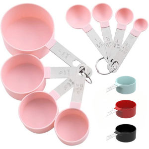 Measuring Spoon Measuring Cup Baking Tool DIY Cake Baking Powder Spoon of Scale Set Plastic Measuring Spoon