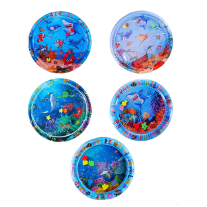 Sensory Enriched Water Play Mat For Newborns To 12 Months Easy Inflation Design And Leakproof Construction