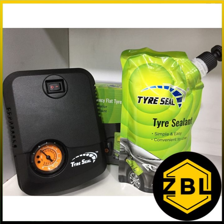 TIRE INFLATOR AND SEALANT EMERGENCY FLAT TYRE REPAIR KIT Lazada