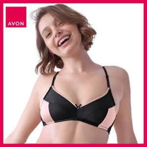 Avon 2-in-1 Wireless T-Shirt Bra for Women Belle Non-Wire Comfortable Everyday Bra with Adjustable Straps Soft Seamless Fit Lightweight Breathable Fabric for All-Day Comfort