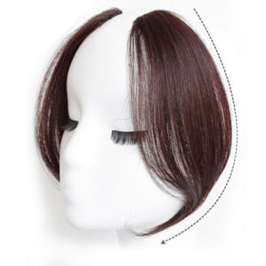 X23022007L-Natural Invisible Eight-Character Bangs for Summer Women  Stylish and Elegant  Perfect for Influencers  Durable and Face-Enhancing