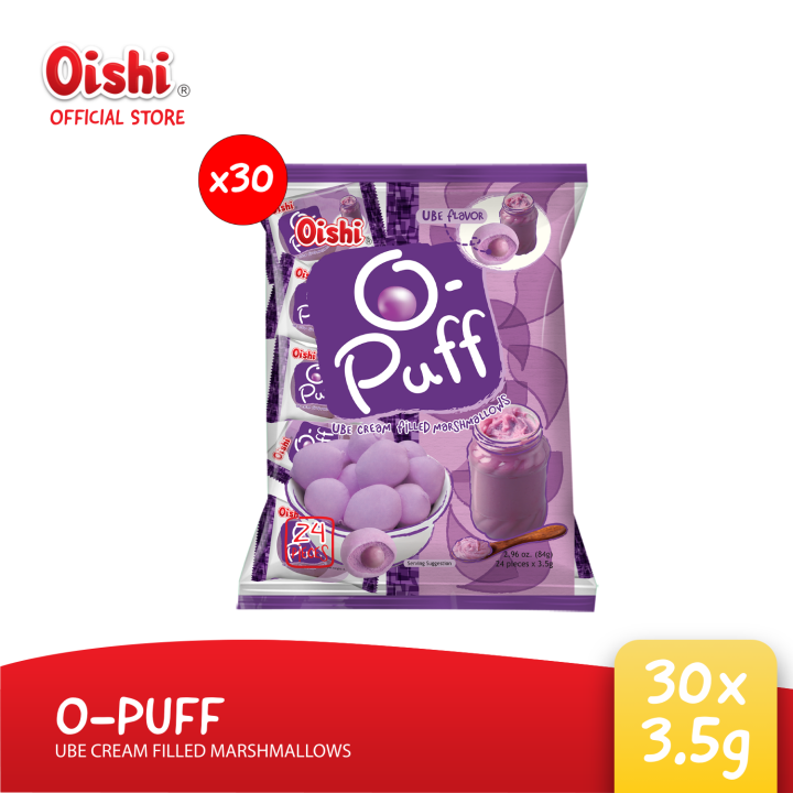 O-Puff Marshmallows Ube 3.5g x 24 (30 packs) | Lazada PH