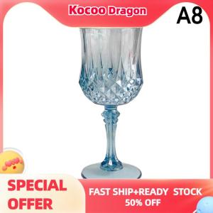 Kocoo แก้วแชมเปญอะคริลิคทำจากพลาสติกถ้วยไวน์แก้วแชมเปญสำหรับงานแต่งงานวันเกิด