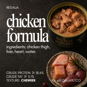 [SG Brand] Regália Cat Can 100% Pure Meat 2.5x Protein No Additives Complete Balanced Nutrition All Natural Ingredients Wet Cat Canned Food 85g Tuna Chicken Heart Liver Taurine Cans Premium Gourmet