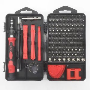 GOUPO 115 trong 1 Bộ tua vít chính xác Di động Đa chức năng Bộ tua vít Chuyên nghiệp Bền bỉ Bộ công cụ sửa chữa từ tính Để sửa chữa nhà cửa