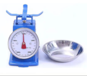 5KG/10KG/30KG Stainless Steel Kitchen Scale Mechanical Weighing Scale for Food Meat Baking - Accurate Grams & Kilograms Measurement (Spring Balance Scale)