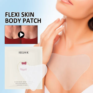 EELHOE Anti-aging Silicone Invisible Chest Patch Self Adhesive Anti Wrinkle Chest Pad Eliminate Preven Wrinkle Neckline Care Anti Wrinkle Chest Pad Silicone Transparent Removal Patch Face Skin Care Anti Aging Breast Lifting Chest Patch Flesh