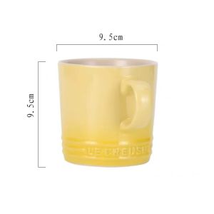 Sorbet Macaron Series 350ml mug 6-piece coffee cup set