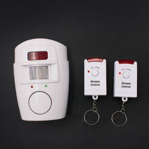 CẢM BIẾN HỒNG NGOẠI BÁO ĐỘNG CHỐNG TRỘM có 2 remote điều khiển từ xa Tặng Pin