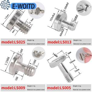 E-WOITD High Quality Camera Screw Set 1 4 Inch Quick Release Plate Screw DSLR Accessories Tripod Mount Adapter For DSLR Camera Tripod