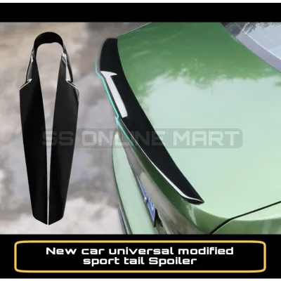 New car modified sport tail wing free perforation universal tail car fixed wind wing tail spoiler decoration
