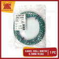 Kabel Roll Bintik HIJAU 0,5 MM (20 METER) - Kabel Body Bintik serabut Tembaga Ukuran 0,5 UNIVERSAL. 