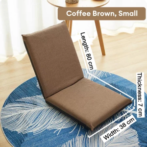 DreamHug Folding Floor Chair Lazy Sofa Chair Tatami Japanese-Style Folding Sofa Bay Window Cushion