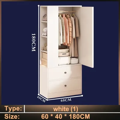 Wardrobe home bedroom minimalist bedside wardrobe crevice wardrobe bookshelf storage rack