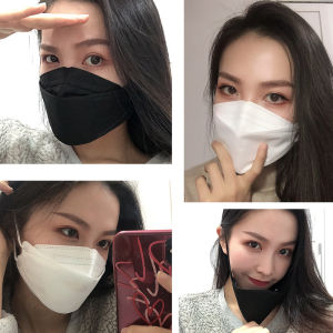 FUNLALA KF94 Mask 100pcs Original non-woven protective filter 3D antiviral masks Korean style Washable Reusable masks