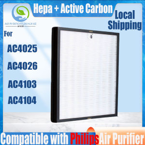 🚚 Arrive next day🚚 Replacement Compatible with philips AC4025 AC4026 AC4103 AC4104 Filter Authentic Original HEPA&Active Carbon Nano Protect filter Air Purifier Accessories