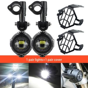Auxiliary Lights LED Spot Driving Fog Lights for R1200GS F800GS K1600 Universal Motorcycle 40W 6000K Fog Lamps