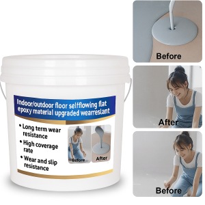 Scratch resistant Floor paint Floor coating Danhong (color) wearresistant and dirtresistant