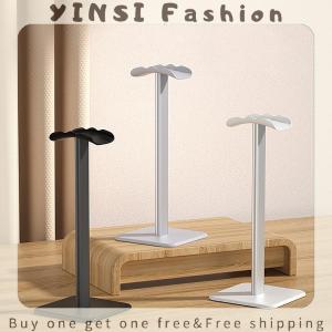 YINSI Aluminium Alloy Headphone Stand Holder Space Saving Gaming Headset Stand Rack Desktop Organizer Display Earphone Hanger Bracket