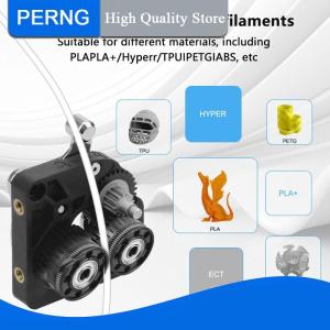 [PERNG] Tehe Nâng cấp đùn bánh Kit cho creality K2 cộng với tất cả các kim loại Filament ổ bánh đùn Nickel mạ DLC lớp phủ 3D máy in phần