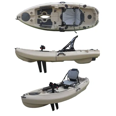 Luya Kajak split foldable portable Kajak single fishing pedal kayak Luya boat