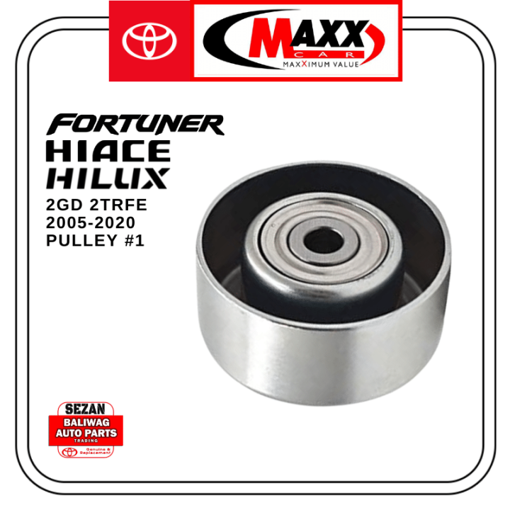 MAXX IDLER PULLEY ALTERNATOR BELT TENSIONER ASSY UPPER TOYOTA FORTUNER INNOVA HIACE HILUX 16603-31040