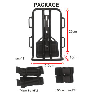 TWTOPSE Bicycle Bag Rack Holder For Brompton Folding Bike 3SIXTY PIKES Aluminum Alloy Bag Frame Accessory