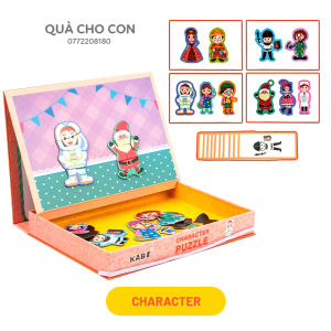 Bộ Ghép Hình Nam Châm Nhiều Chủ Đề Kích hích Sáng Tạo Cho Bé - Hãng KABI